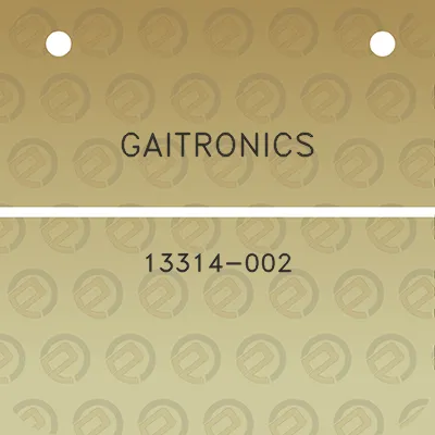 gaitronics-13314-002
