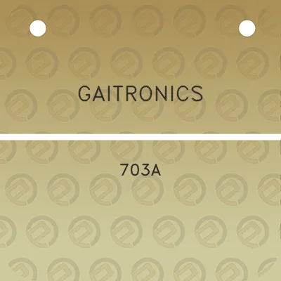 gaitronics-703a