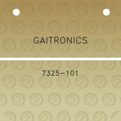 gaitronics-7325-101