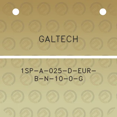 galtech-1sp-a-025-d-eur-b-n-10-0-g