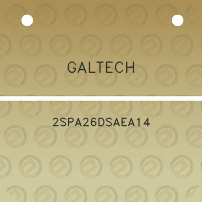 galtech-2spa26dsaea14