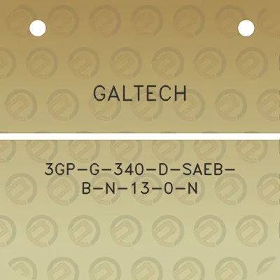 galtech-3gp-g-340-d-saeb-b-n-13-0-n