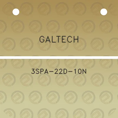 galtech-3spa-22d-10n