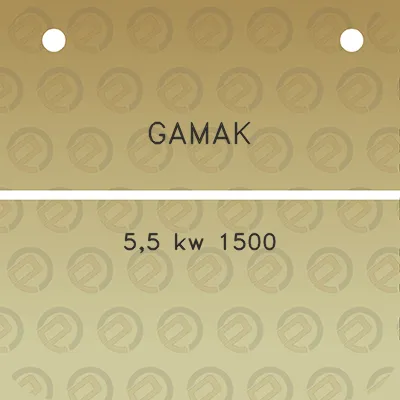 gamak-55-kw-1500