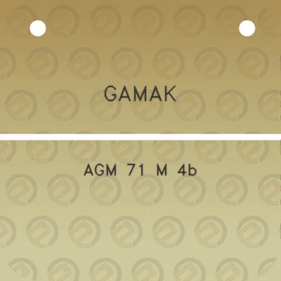 gamak-agm-71-m-4b