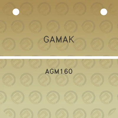 gamak-agm160