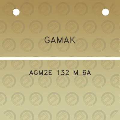 gamak-agm2e-132-m-6a