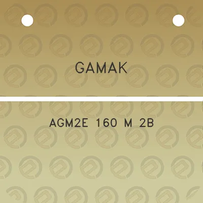 gamak-agm2e-160-m-2b