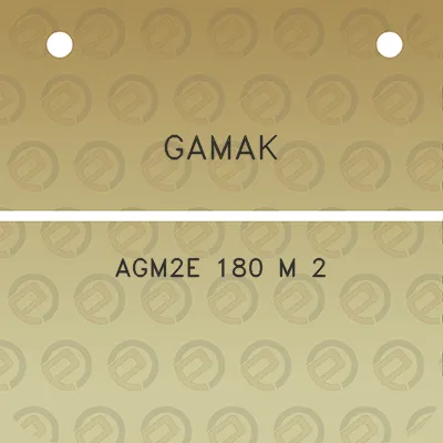 gamak-agm2e-180-m-2