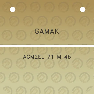 gamak-agm2el-71-m-4b