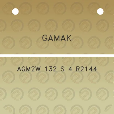 gamak-agm2w-132-s-4-r2144