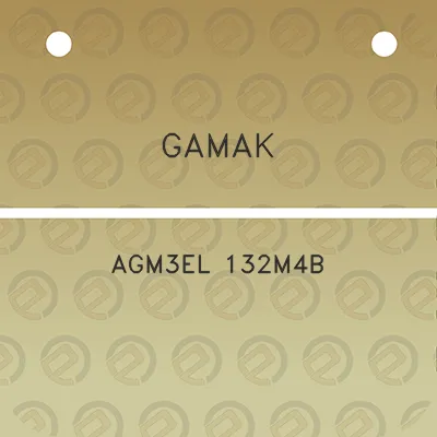 gamak-agm3el-132m4b