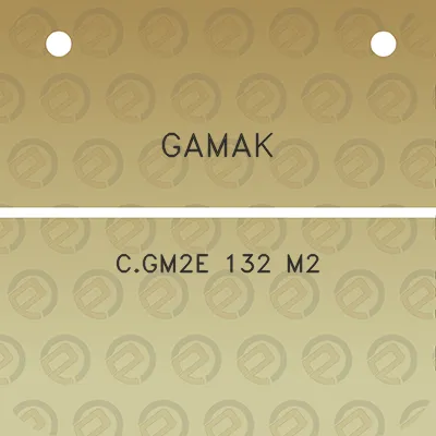 gamak-cgm2e-132-m2