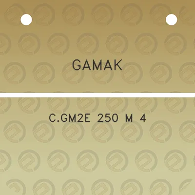 gamak-cgm2e-250-m-4