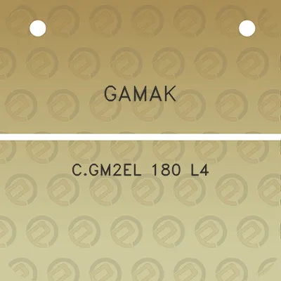 gamak-cgm2el-180-l4