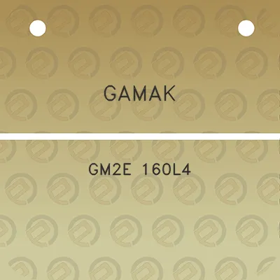 gamak-gm2e-160l4