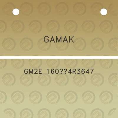 gamak-gm2e-1604r3647