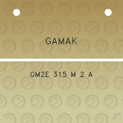 gamak-gm2e-315-m-2-a