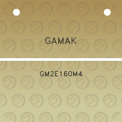 gamak-gm2e160m4