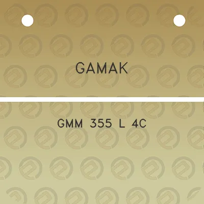 gamak-gmm-355-l-4c