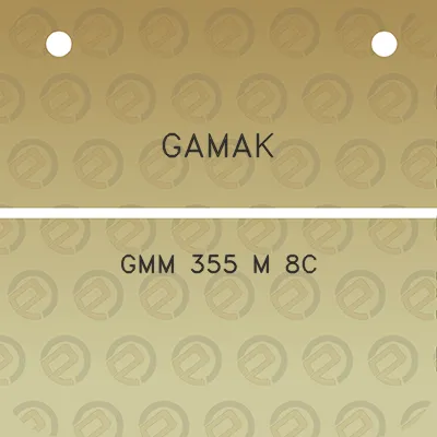 gamak-gmm-355-m-8c
