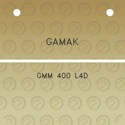 gamak-gmm-400-l4d