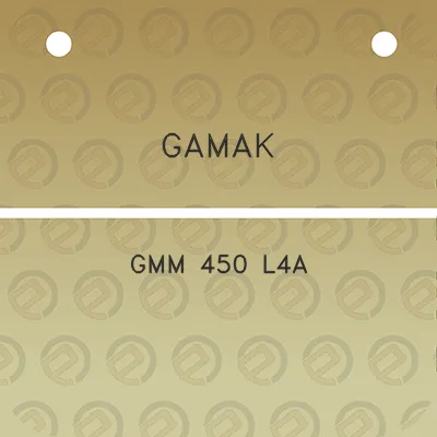 gamak-gmm-450-l4a