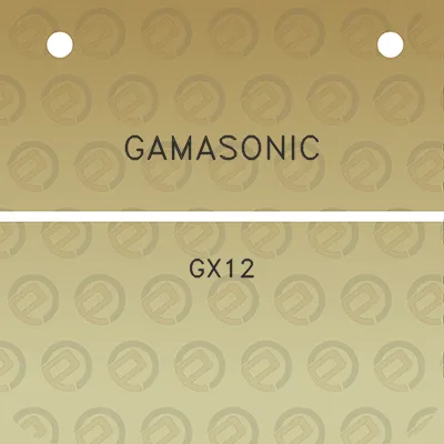 gamasonic-gx12