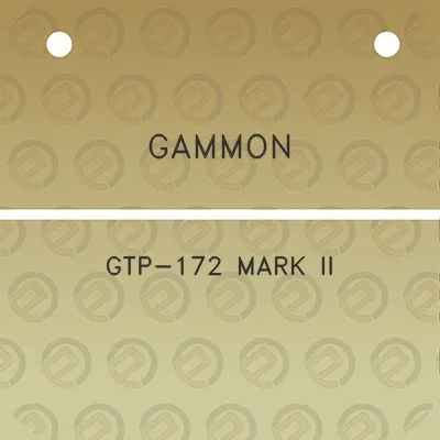 gammon-gtp-172-mark-ii