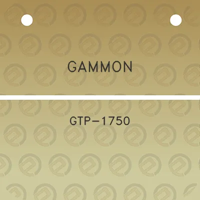 gammon-gtp-1750