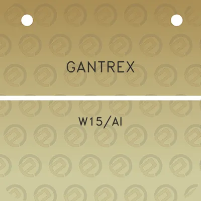 gantrex-w15ai