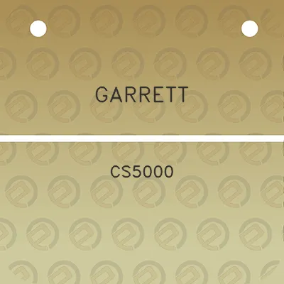 garrett-cs5000