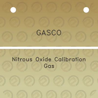 gasco-nitrous-oxide-calibration-gas