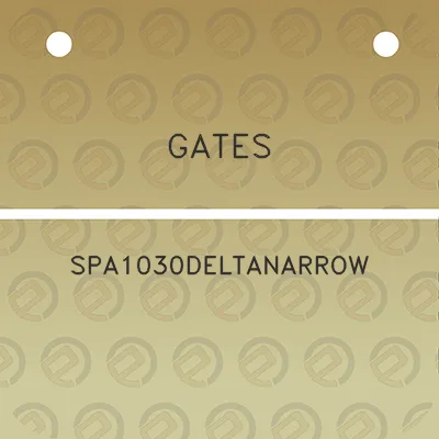 gates-spa1030deltanarrow