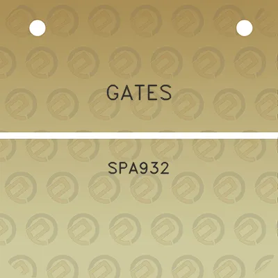 gates-spa932