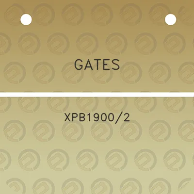 gates-xpb19002