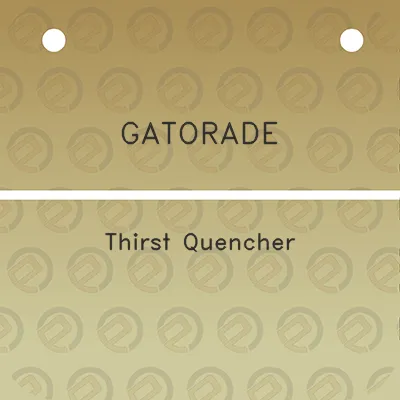 gatorade-thirst-quencher