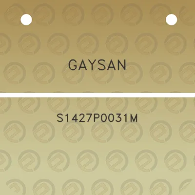 gaysan-s1427p0031m