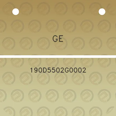 ge-190d5502g0002