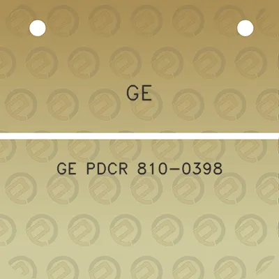 ge-ge-pdcr-810-0398