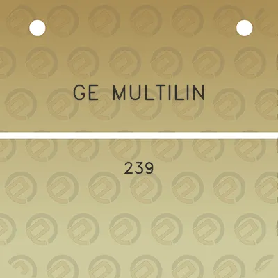 ge-multilin-239