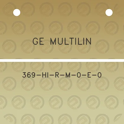 ge-multilin-369-hi-r-m-0-e-0