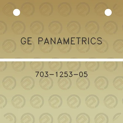 ge-panametrics-703-1253-05