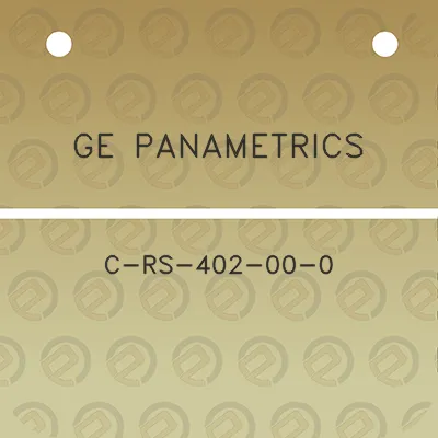 ge-panametrics-c-rs-402-00-0