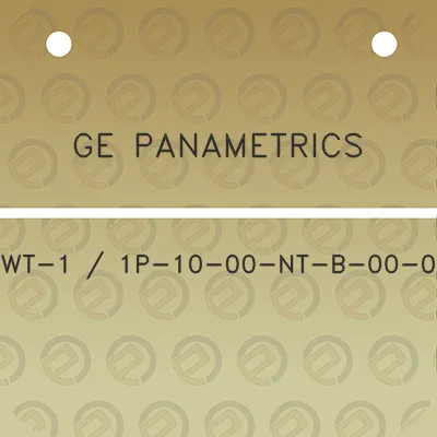 ge-panametrics-wt-1-1p-10-00-nt-b-00-0