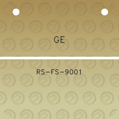 ge-rs-fs-9001
