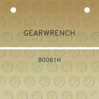 gearwrench-80061h