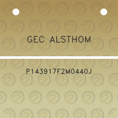 gec-alsthom-p143917f2m0440j