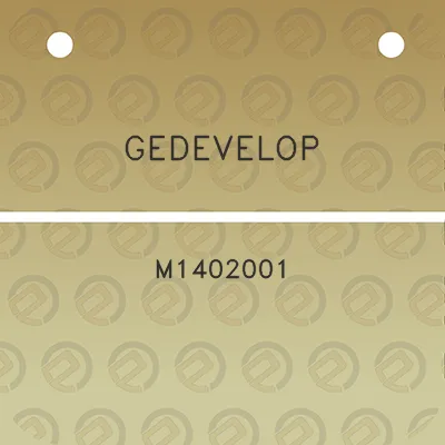 gedevelop-m1402001