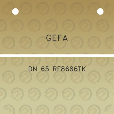 gefa-dn-65-rf8686tk